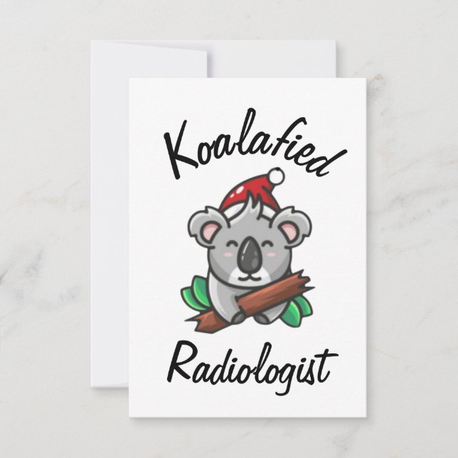 Koalafied Radiologist Card (Front)