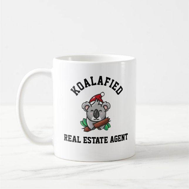 Koalafied Real Estate Agent  Coffee Mug (Left)