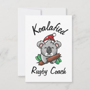 Koalafied Rugby Coach Card