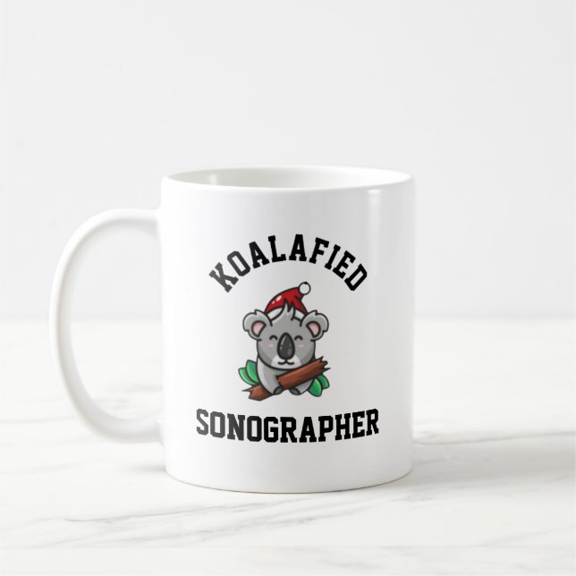 Koalafied Sonographer Coffee Mug (Left)