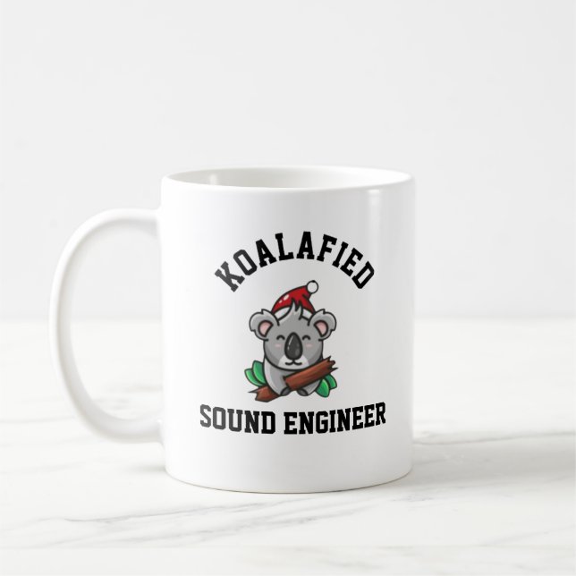 Koalafied Sound Engineer  Coffee Mug (Left)