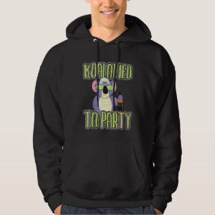 Koalafied To Party Funny Animal Pun Koala Tee