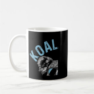Koalafied to party funny koala pun sunglasses coffee mug