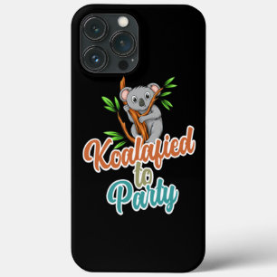 Koalafied to Party Qualified Pun Cute and Funny Ko iPhone 13 Pro Max Case