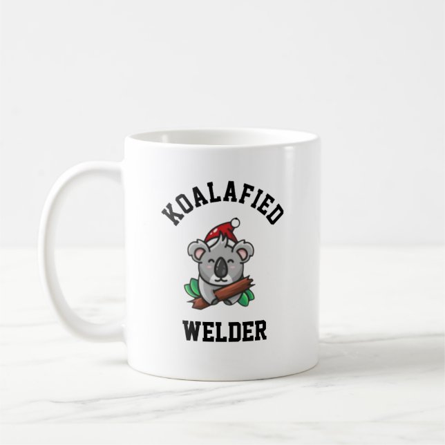 Koalafied Welder Coffee Mug (Left)