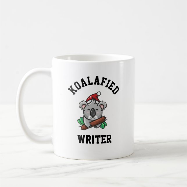 Koalafied Writer Coffee Mug (Left)