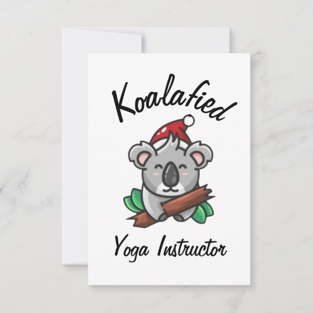 Koalafied Yoga Instructor Card (Front)