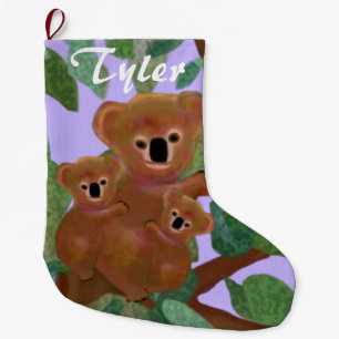 Koalas Eucalyptus Christmas Stockings