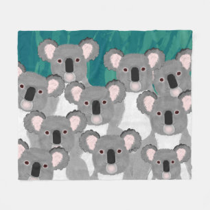 Koalas Fleece Blanket