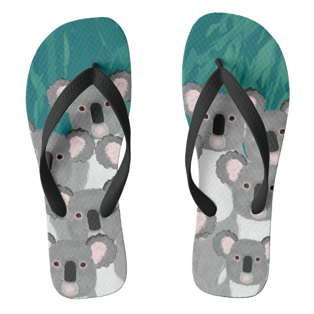 Koalas Flip Flops (Footbed)