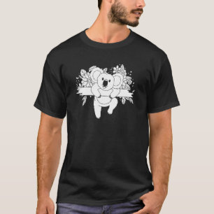 Koalas Flowers Wildlife Animal  Koala Bear T-Shirt