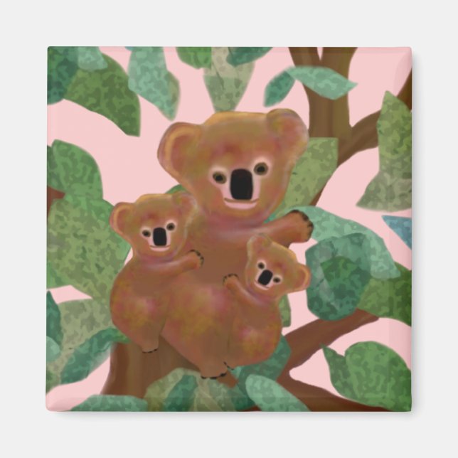 Koalas in the Eucalyptus Magnet (Front)