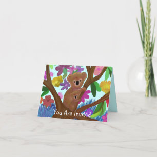 Koalas Invitation Card