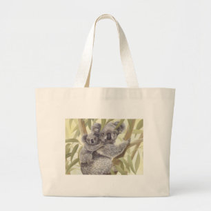 Koalas Large Tote Bag