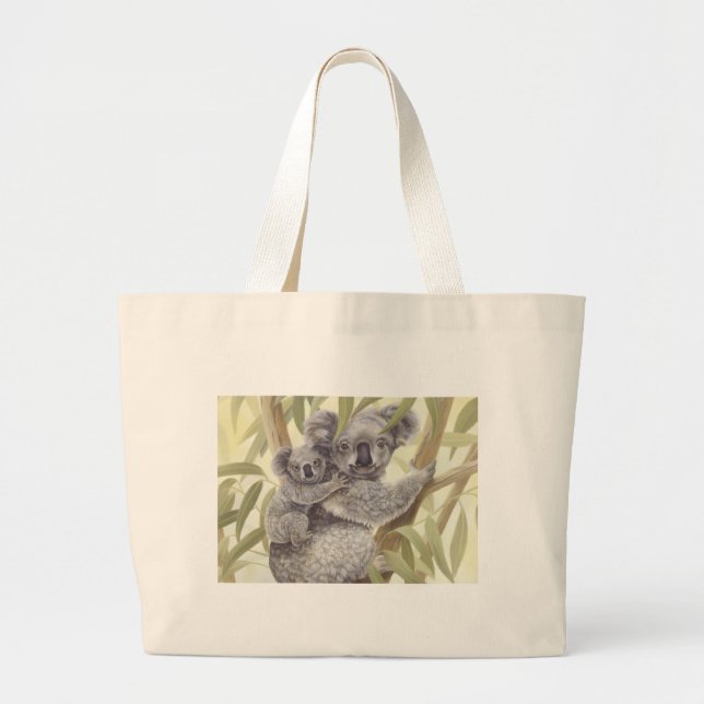 Koalas Large Tote Bag (Front)