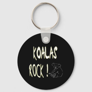 Koalas Rock! Keychain