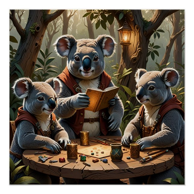 Koalas Role Playing Poster (Front)