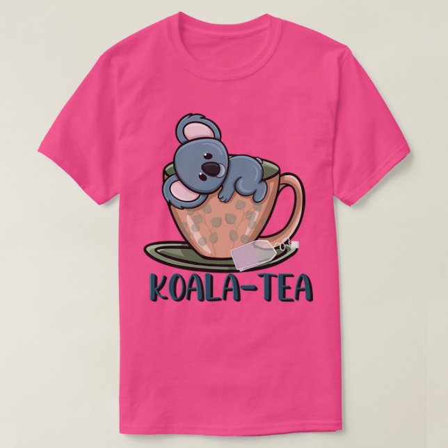 KoalaTea Pun Tea Cup T-Shirt (Design Front)