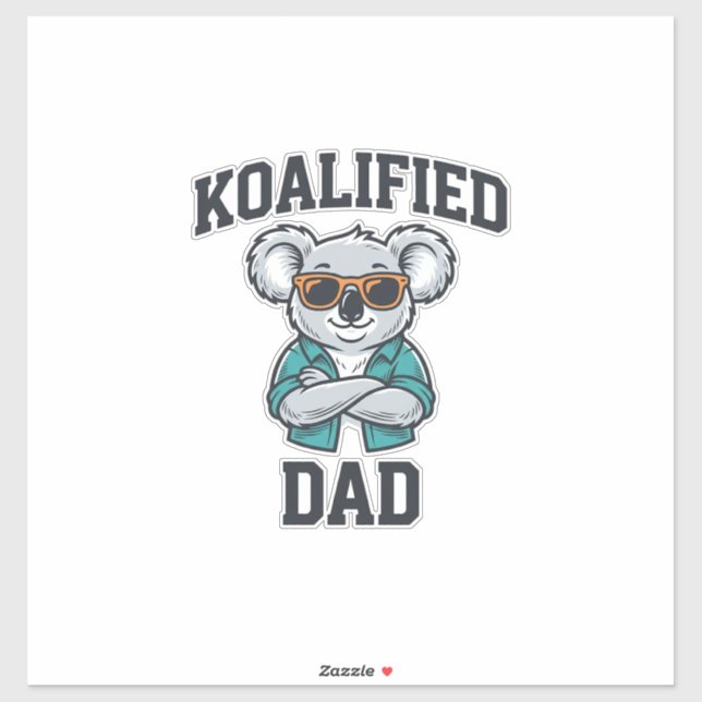 Koalified Dad Cute Koala Father Shirt Design_1 (Sheet)