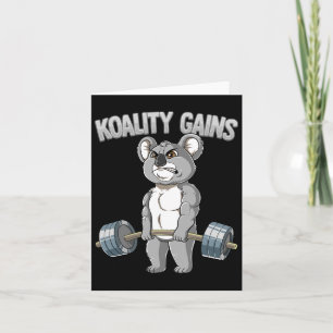 Koality Gains Koala Gym Bodybuilding  Card