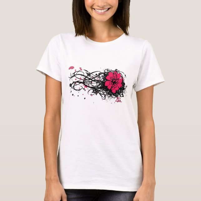 Koana Grunge Flower T-Shirt (Front)