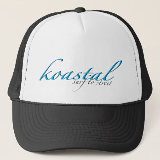 Koastal Black White Trucker Hat