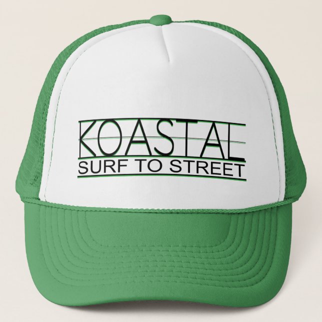 Koastal Green Trucker Trucker Hat (Front)