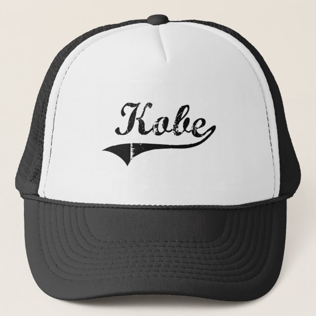 Kobe Classic Style Name Trucker Hat (Front)