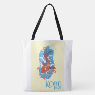 Kobe Japan Vintage travel poster Tote Bag