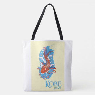 Kobe Japan Vintage travel poster Tote Bag