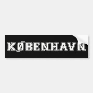 Kobenhavn Danmark Bumper Sticker