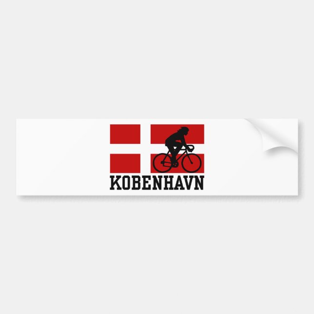 Kobenhavn (female) bumper sticker (Front)