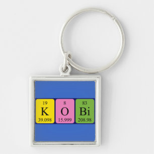 Kobi periodic table name keyring