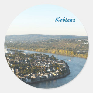 Koblenz Classic Round Sticker