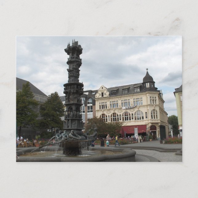 Koblenz Germany Munsterplatz Postcard (Front)