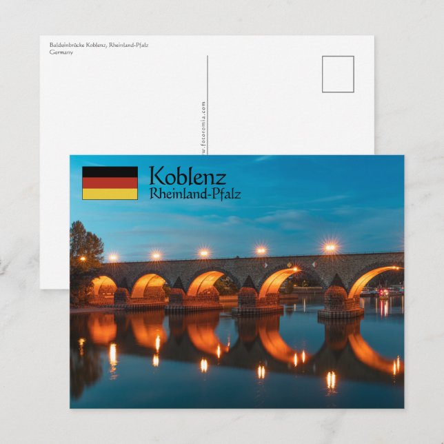 Koblenz Germany Postcard (Front/Back)