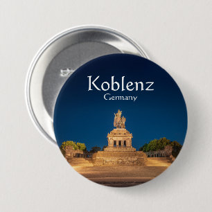 Koblenz Germany Souvenir 7.5 Cm Round Badge