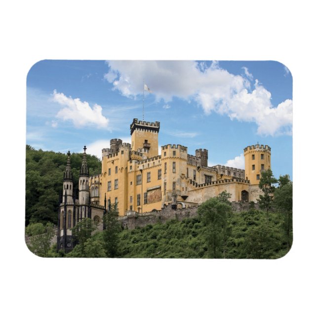 Koblenz, Germany, Stolzenfels Castle, Schloss Magnet (Horizontal)