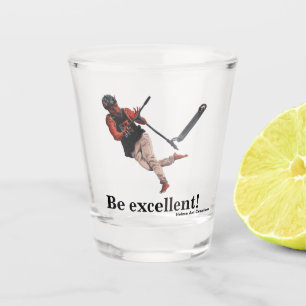 Kobold Scooter Tricks Fantasy Art Shot Glass
