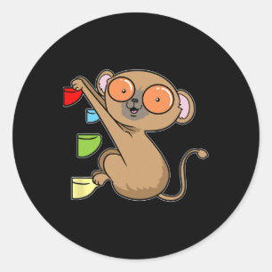 Koboldmaki Bouldering Climbing Climber Boulderer Classic Round Sticker