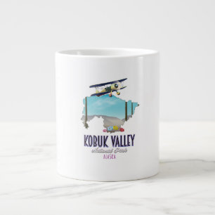 Kobuk Valley Alaska national park map Large Coffee Mug