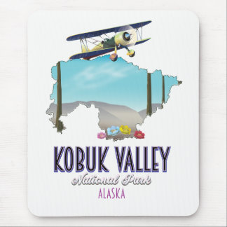 Kobuk Valley Alaska national park map Mouse Mat
