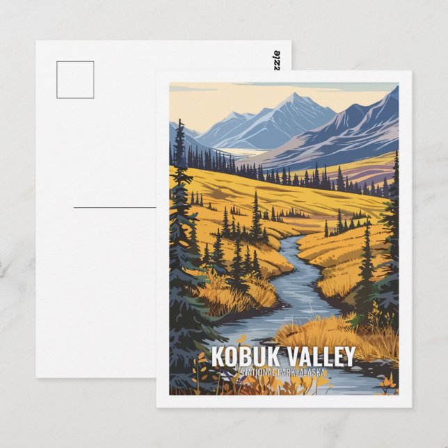 Kobuk Valley National Park Alaska USA  Postcard (Front/Back)