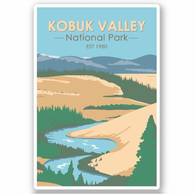 Kobuk Valley National Park Alaska Vintage (Front)