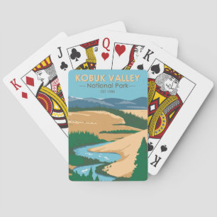 Kobuk Valley National Park Alaska Vintage  Playing Cards