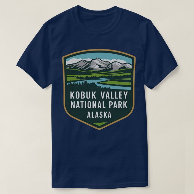 Kobuk Valley National Park Emblem TShirt (Design Front)