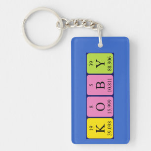 Koby periodic table name keyring