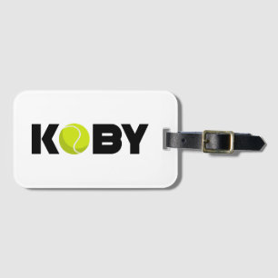 Koby Tennis Luggage Tag