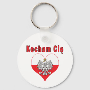 Kocham Cie Eagle Heart Key Ring
