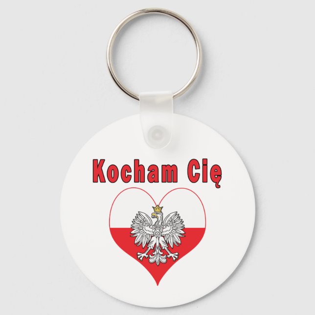 Kocham Cie Eagle Heart Key Ring (Front)